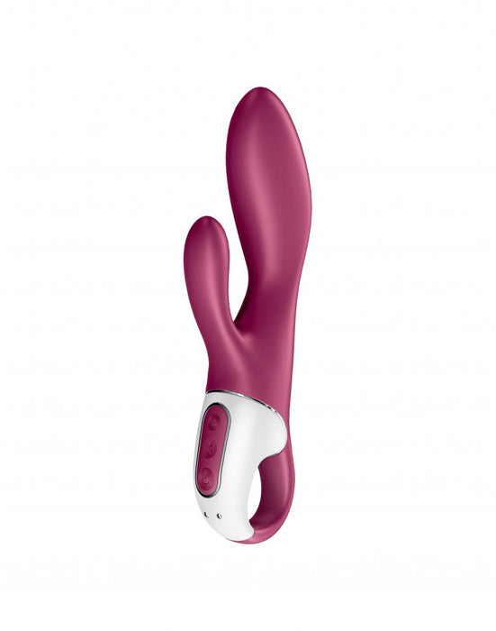 Satisfyer - Heated Affair - Verwarmde G-spot Vibrator En Rabbit Vibrator - Met App Control - Berry Rood-Laced-up.nl