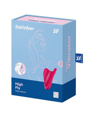 Satisfyer - High Fly Vinger Vibrator - Rood-Laced-up.nl