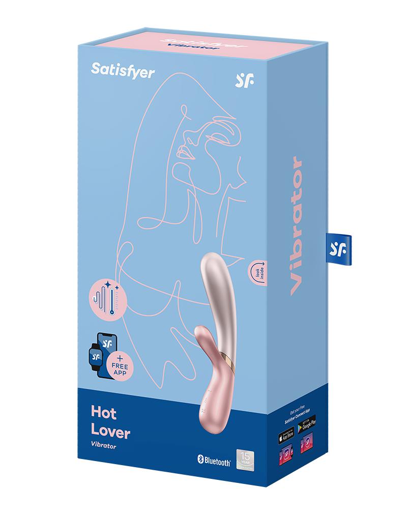 Satisfyer - Hot Love - Verwarmende Vibrator - Met App Control - Roze-Laced-up.nl