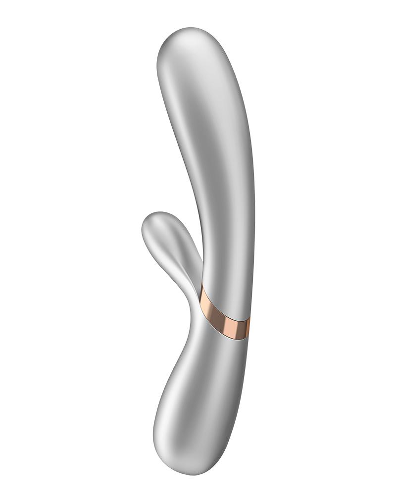 Satisfyer - Hot Love - Verwarmende Vibrator - Met App Control - Zilver-Laced-up.nl