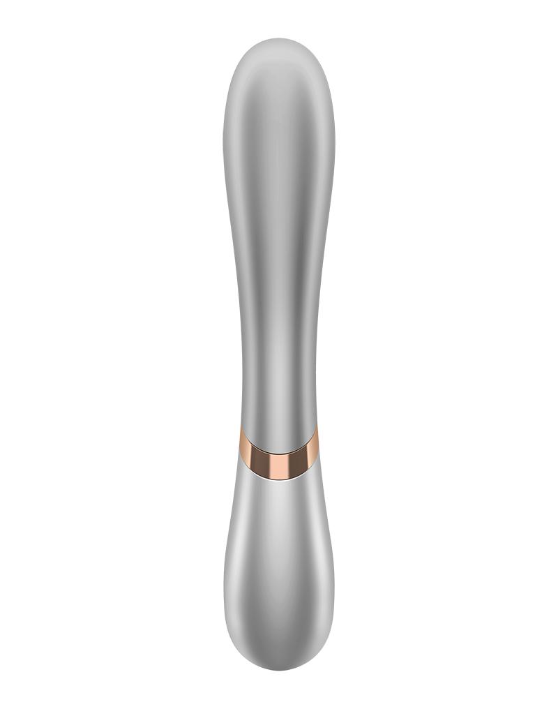 Satisfyer - Hot Love - Verwarmende Vibrator - Met App Control - Zilver-Laced-up.nl