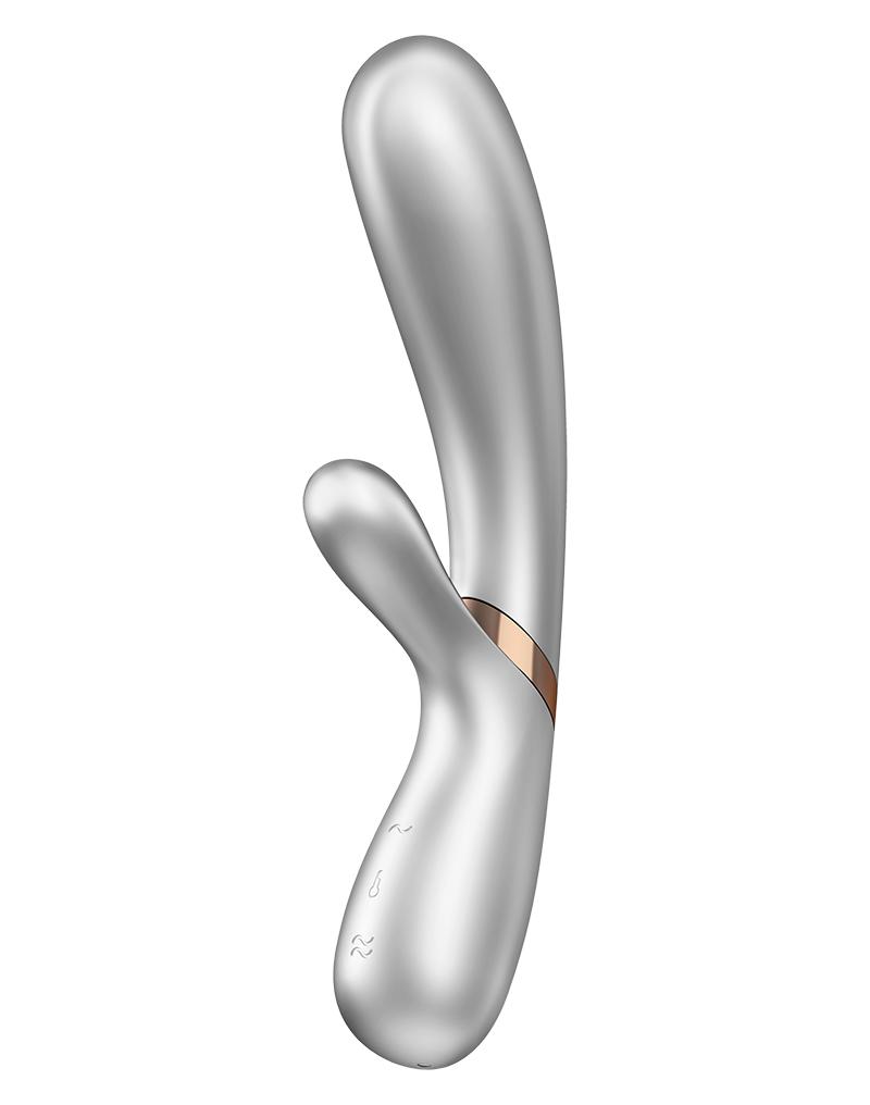 Satisfyer - Hot Love - Verwarmende Vibrator - Met App Control - Zilver-Laced-up.nl