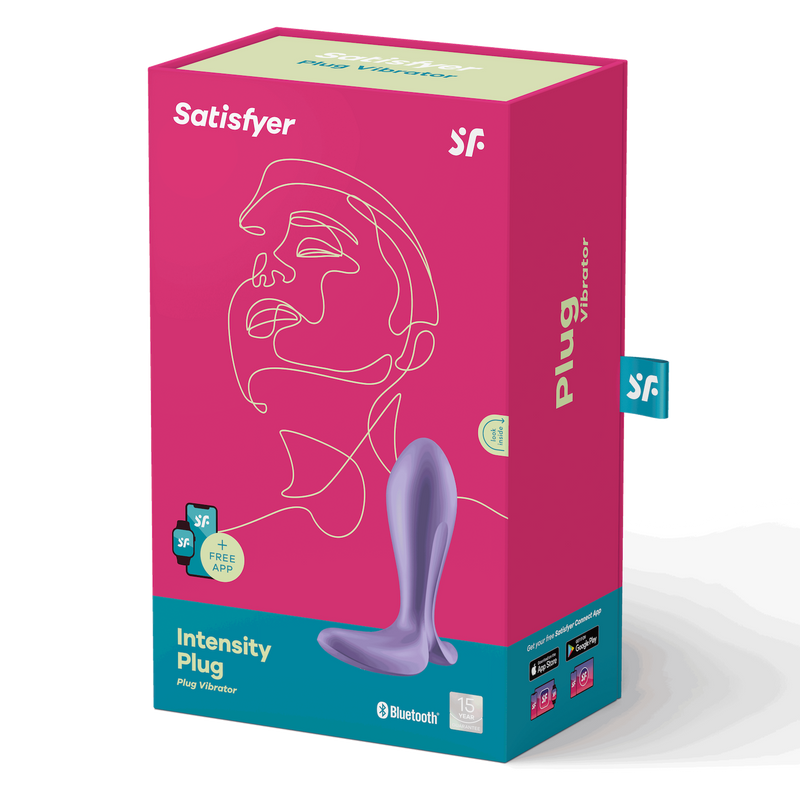Satisfyer - Intensity Plug - Vibrerende Buttplug met App Control - Paars-Erotiekvoordeel.nl