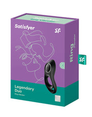 Satisfyer - Legendary Duo - Vibrerende Cockring - Zwart-Laced-up.nl