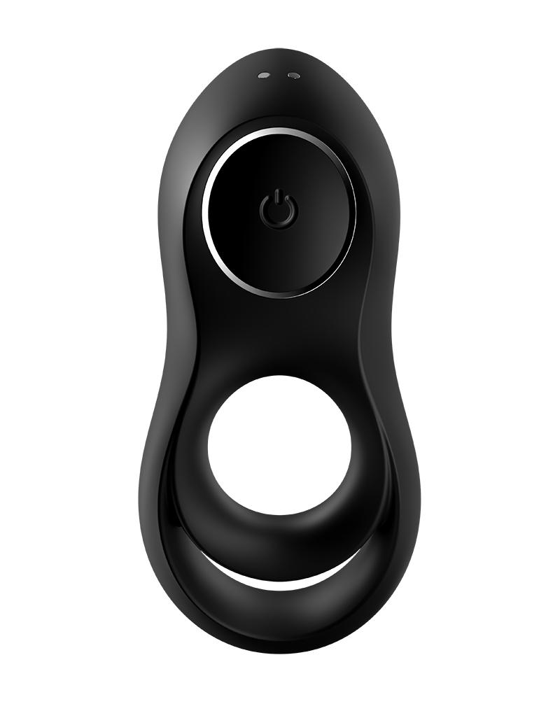 Satisfyer - Legendary Duo - Vibrerende Cockring - Zwart-Laced-up.nl