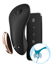 Satisfyer - Little Secret - Panty Vibrator Voor In het Slipje Met App Control - Zwart-Laced-up.nl