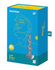 Satisfyer - Lolli Plug 2 - Vibrerende Buttplug - Grijs-Laced-up.nl