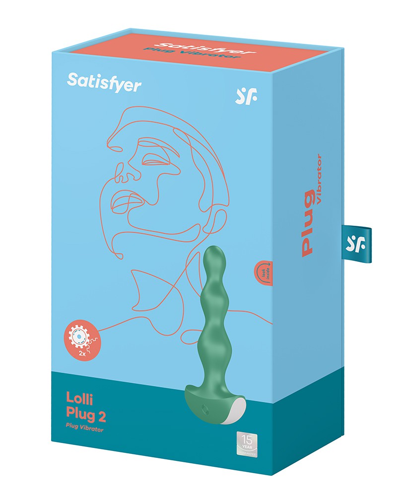 Satisfyer - Lolli Plug 2 - Vibrerende Buttplug - Groen-Laced-up.nl