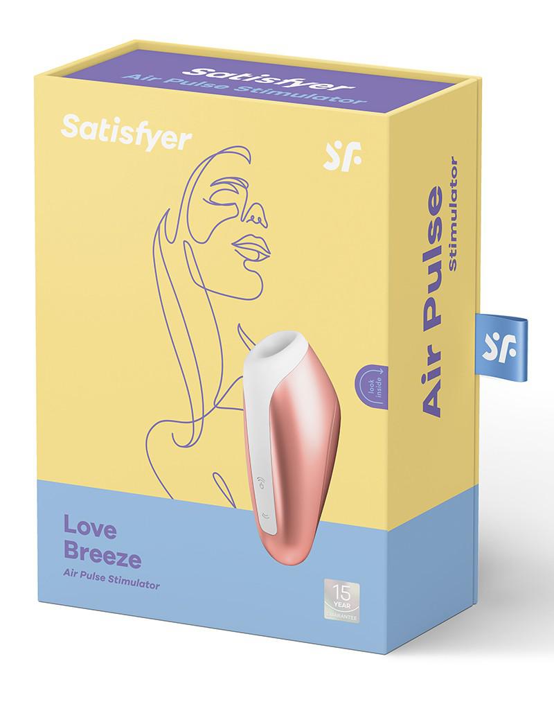 Satisfyer - Love Breeze - Luchtdruk Vibrator - Met Bluetooth En App Control - Koper-Laced-up.nl