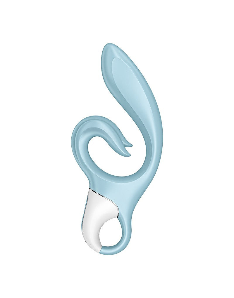 Satisfyer - Love Me - Rabbit Vibrator - Lichtblauw-Laced-up.nl