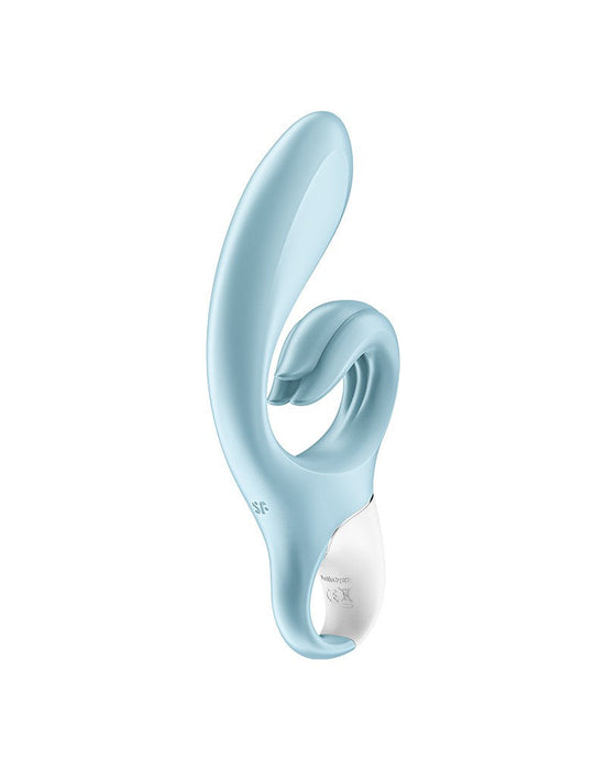 Satisfyer - Love Me - Rabbit Vibrator - Lichtblauw-Laced-up.nl