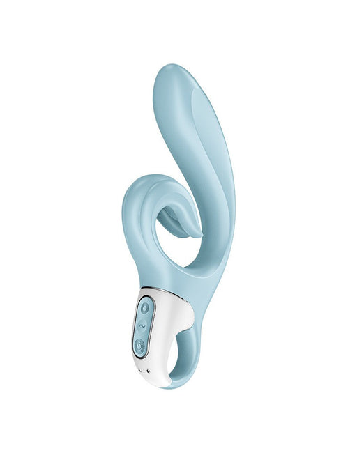 Satisfyer - Love Me - Rabbit Vibrator - Lichtblauw-Laced-up.nl