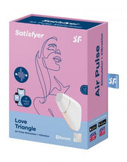 Satisfyer - Love Triangle - Clitoris Vibrator - Met App Control - Wit-Laced-up.nl
