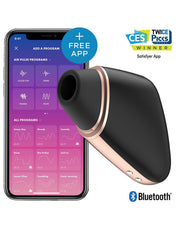 Satisfyer - Love Triangle - Clitoris Vibrator - Met App Control - Zwart-Laced-up.nl