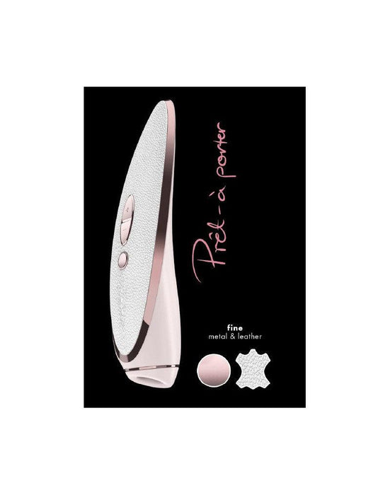 Satisfyer - Luxury Luchtdruk Vibrator Pret a Porter - Wit/Rosé Goud-Laced-up.nl