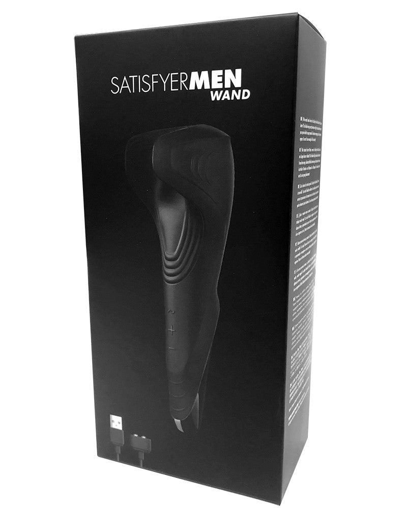 Satisfyer - Man Wand - Masturbator - Zwart-Laced-up.nl