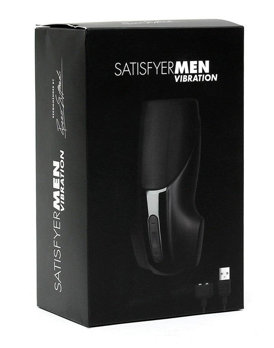 Satisfyer - Men Masturbator Vibrerend - Zwart-Laced-up.nl