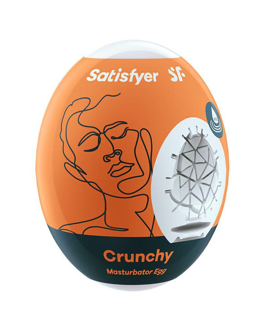 Satisfyer - Mini Masturbator Crunchy - Oranje-Laced-up.nl