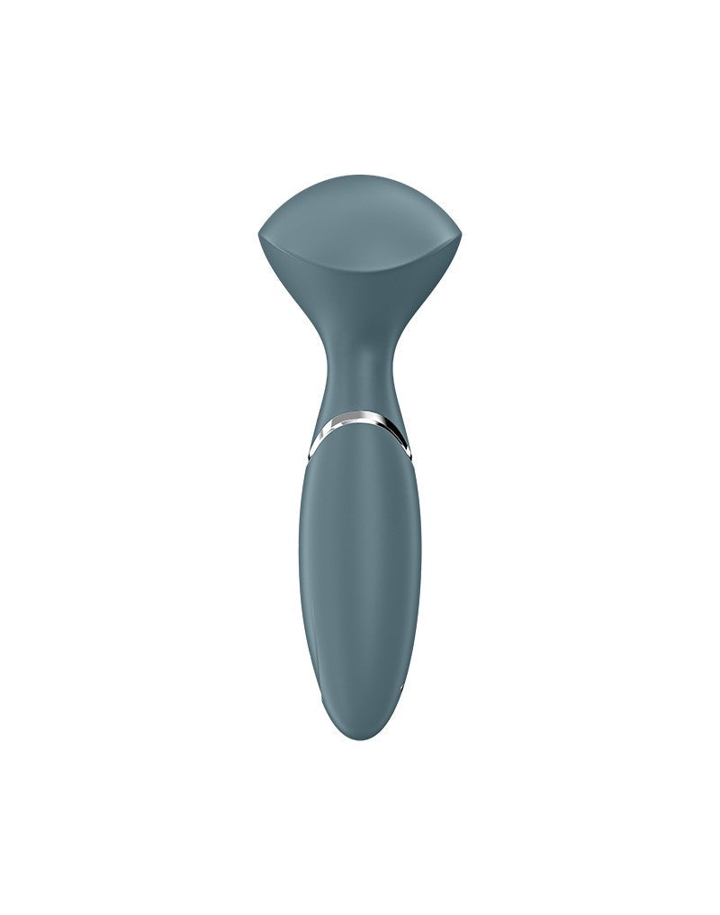 Satisfyer - Mini Wand-er - Wand Vibrator - Grijs-Laced-up.nl