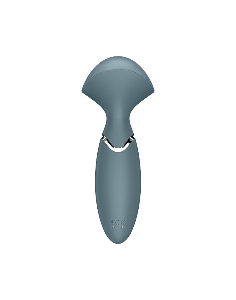Satisfyer - Mini Wand-er - Wand Vibrator - Grijs-Laced-up.nl