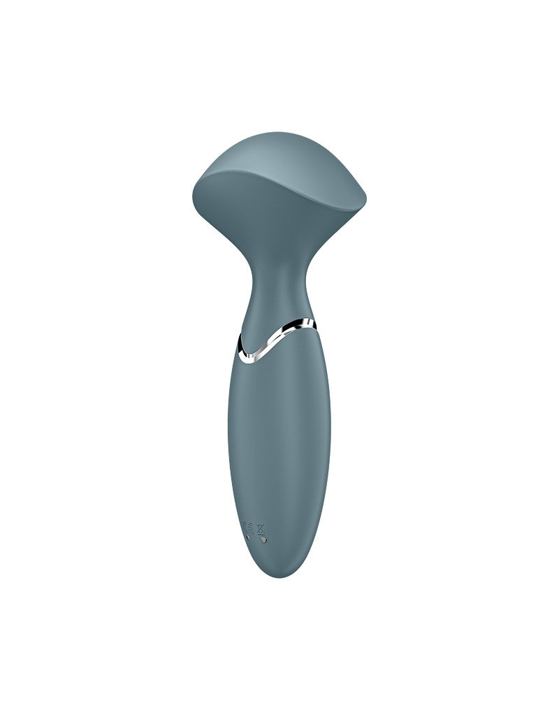 Satisfyer - Mini Wand-er - Wand Vibrator - Grijs-Laced-up.nl