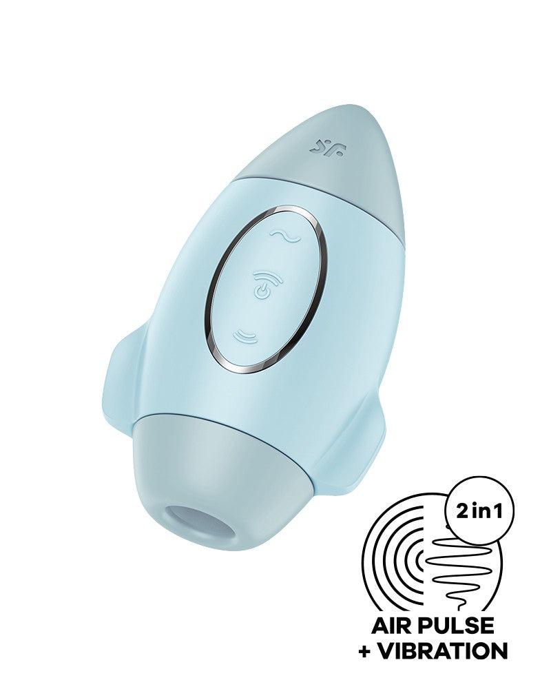 Satisfyer - Mission Control - Luchtdruk Vibrator - Lichtblauw-Laced-up.nl