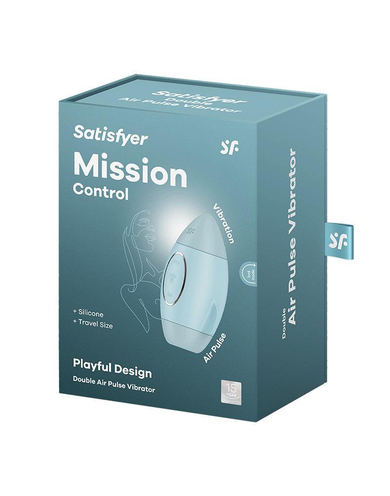 Satisfyer - Mission Control - Luchtdruk Vibrator - Lichtblauw-Laced-up.nl