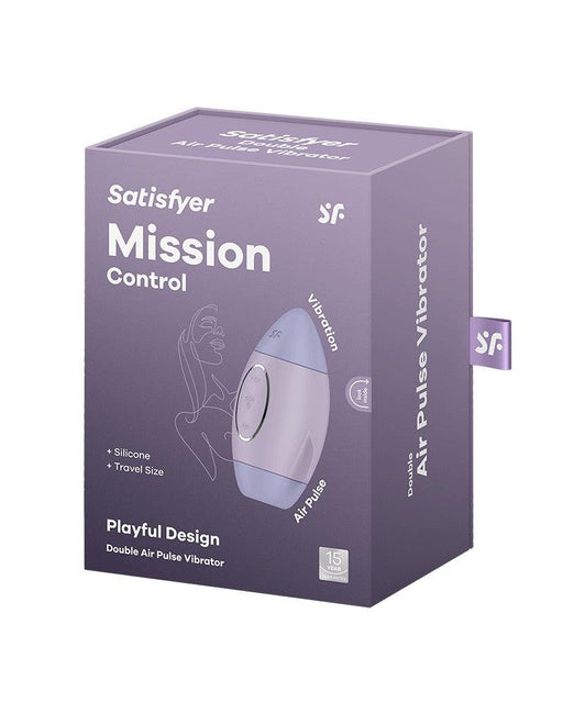 Satisfyer - Mission Control - Luchtdruk Vibrator - Lila-Laced-up.nl