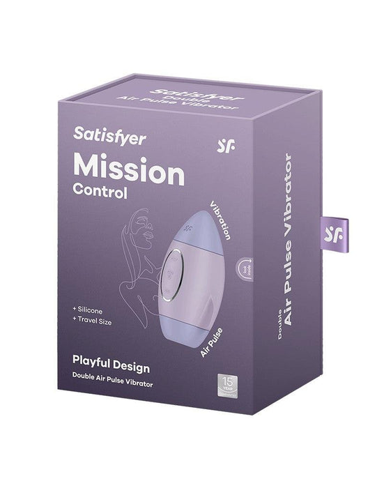 Satisfyer - Mission Control - Luchtdruk Vibrator - Lila-Laced-up.nl