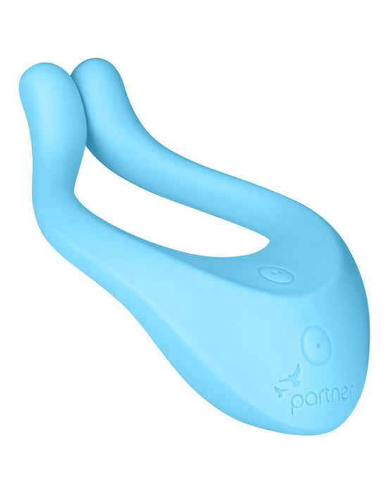Satisfyer - Multifun 1 - Partner Vibrator - Lichtblauw-Laced-up.nl