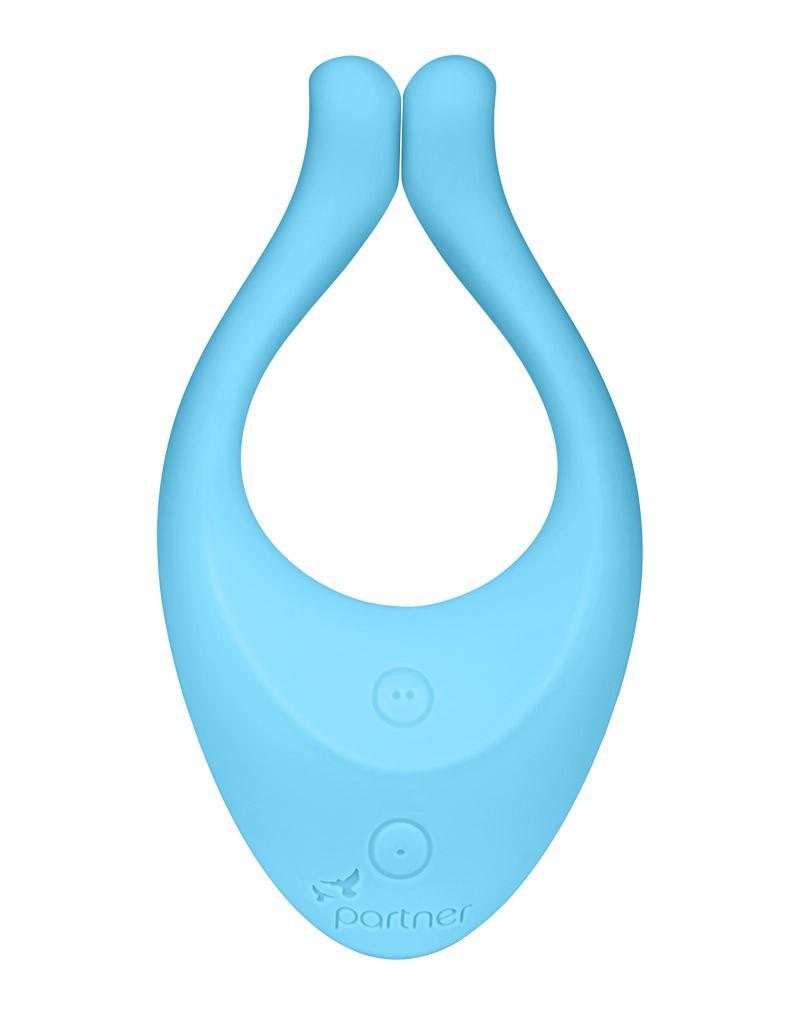 Satisfyer - Multifun 1 - Partner Vibrator - Lichtblauw-Laced-up.nl