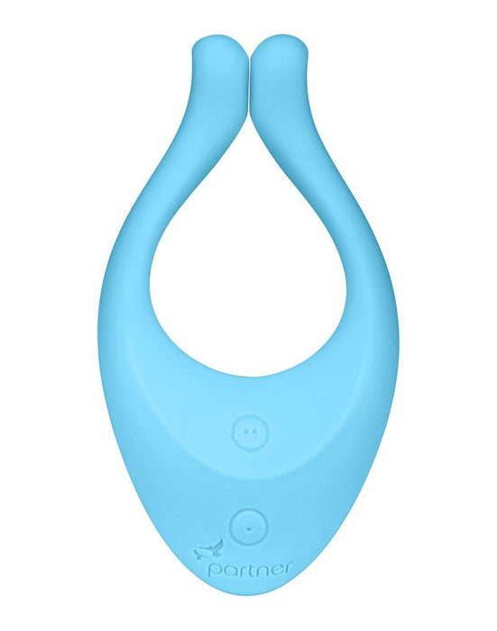 Satisfyer - Multifun 1 - Partner Vibrator - Lichtblauw-Laced-up.nl