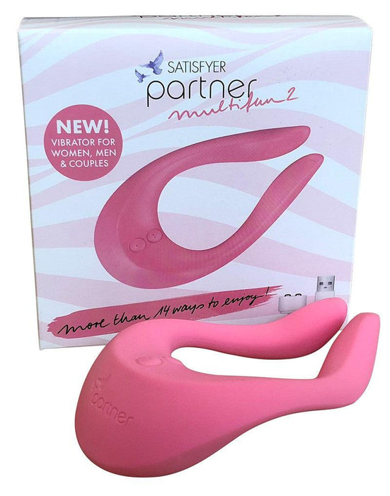 Satisfyer - Multifun 2 - Partner Vibrator - Roze-Laced-up.nl