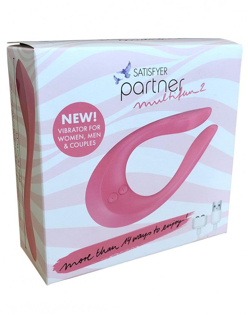 Satisfyer - Multifun 2 - Partner Vibrator - Roze-Laced-up.nl