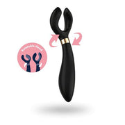 Satisfyer - Multifun 3 - Partner Vibrator- Zwart-Laced-up.nl