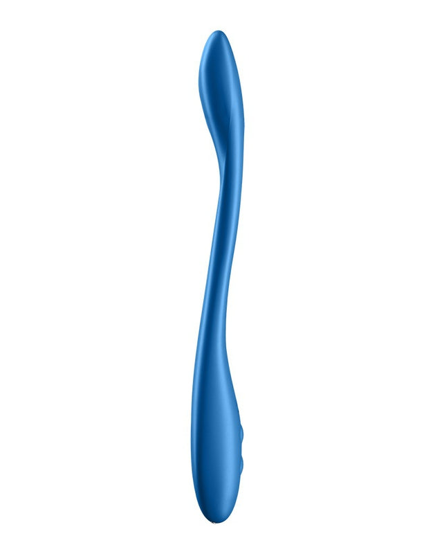 Satisfyer - Elastic Game - Multifunctionele Buigbare Vibrator - Blauw-Laced-up.nl