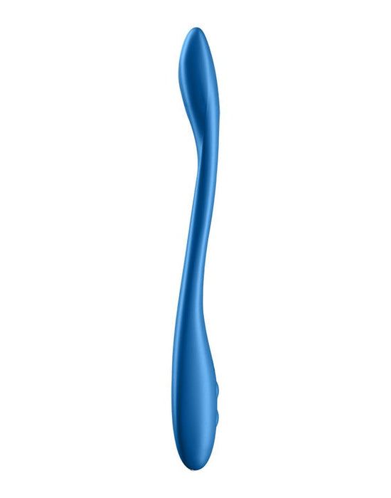 Satisfyer - Elastic Game - Multifunctionele Buigbare Vibrator - Blauw-Laced-up.nl