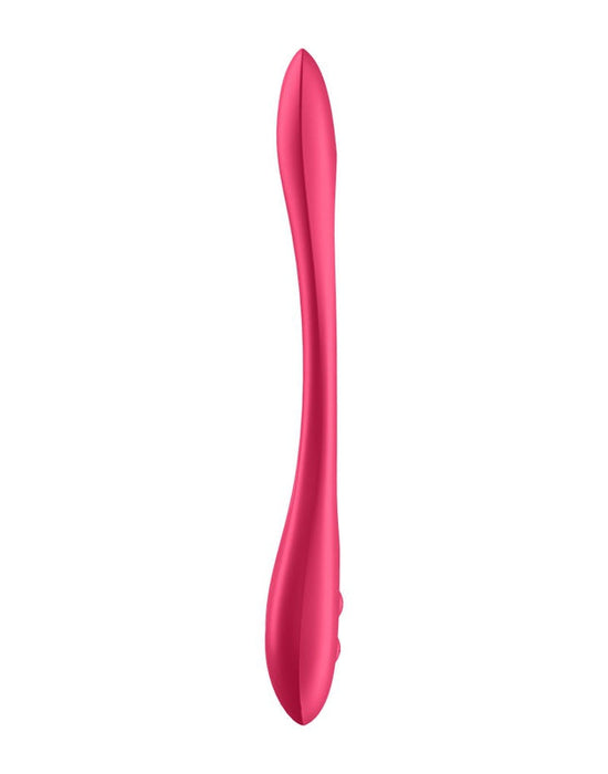 Satisfyer - Elastic Game - Multifunctionele Buigbare Vibrator - Rood-Laced-up.nl