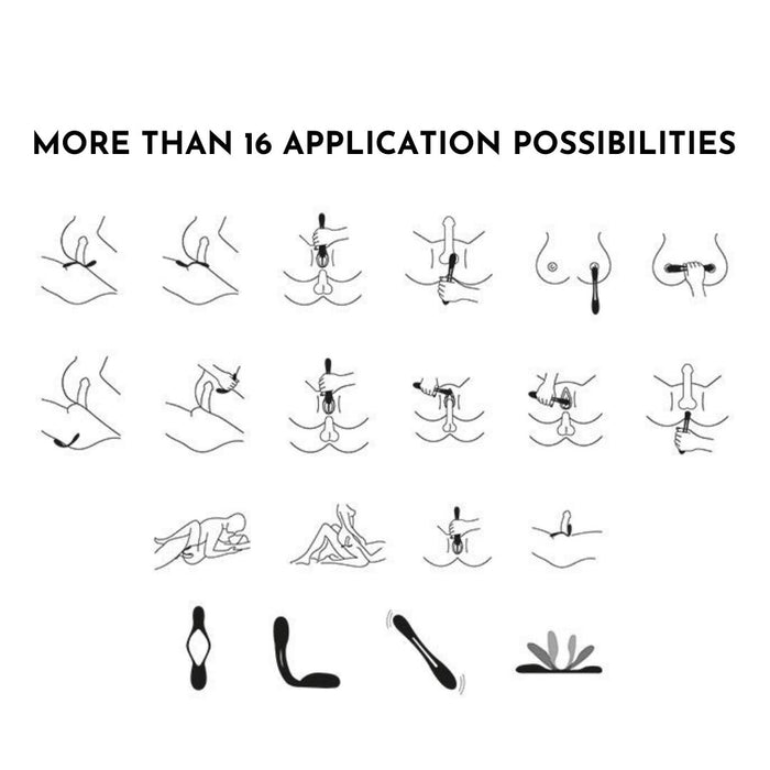 Satisfyer - Elastic Game - Multifunctionele Buigbare Vibrator - Rood-Laced-up.nl