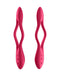 Satisfyer - Elastic Game - Multifunctionele Buigbare Vibrator - Rood-Laced-up.nl