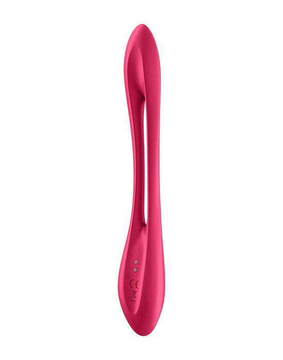 Satisfyer - Elastic Game - Multifunctionele Buigbare Vibrator - Rood-Laced-up.nl