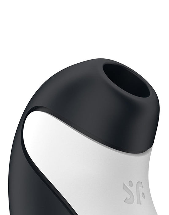 Satisfyer - Orca Luchtdruk Vibrator - Zwart/Wit-Laced-up.nl