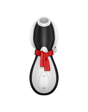Satisfyer - Penguin - Holiday Edition - Luchtdruk Stimulator - Zwart/Rood/Wit-Erotiekvoordeel.nl