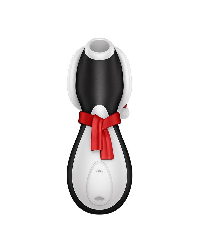Satisfyer - Penguin - Holiday Edition - Luchtdruk Stimulator - Zwart/Rood/Wit-Erotiekvoordeel.nl