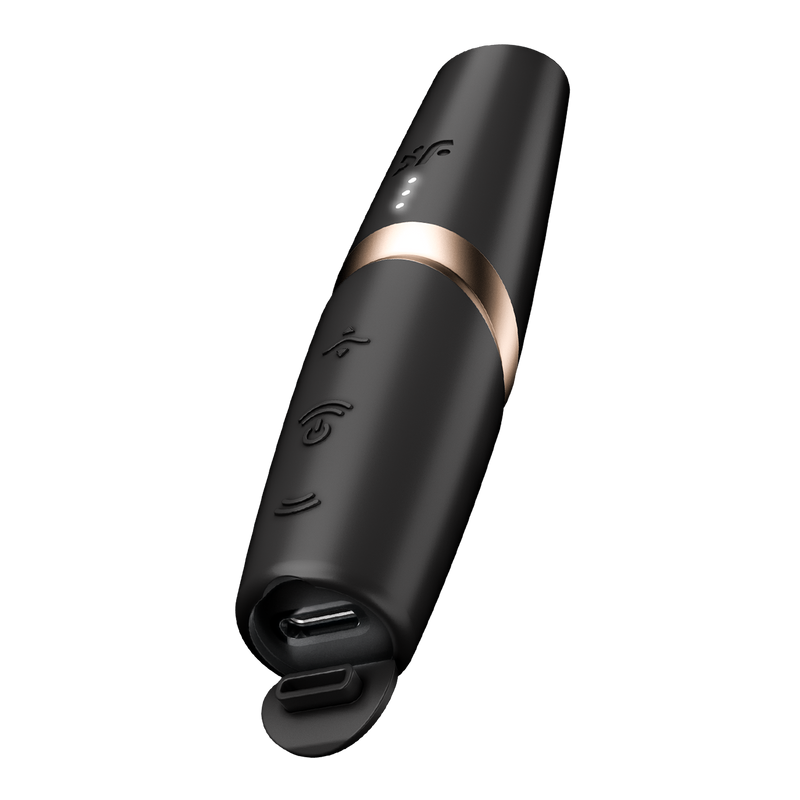 Satisfyer - Perfect Kiss – 3D Air Pulse Vibrator - Lipstick Design-Erotiekvoordeel.nl