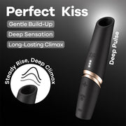 Satisfyer - Perfect Kiss – 3D Air Pulse Vibrator - Lipstick Design-Erotiekvoordeel.nl