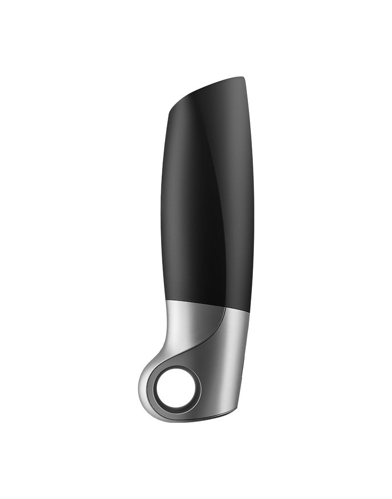 Satisfyer - Power Masturbator - Met App Control - Zwart/Zilver-Laced-up.nl
