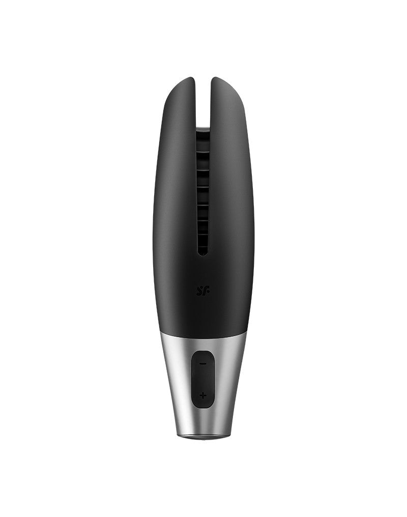 Satisfyer - Power Masturbator - Met App Control - Zwart/Zilver-Laced-up.nl