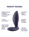 Satisfyer - Power Plug - Anaal Vibrator - Met App Control - Paars-Laced-up.nl