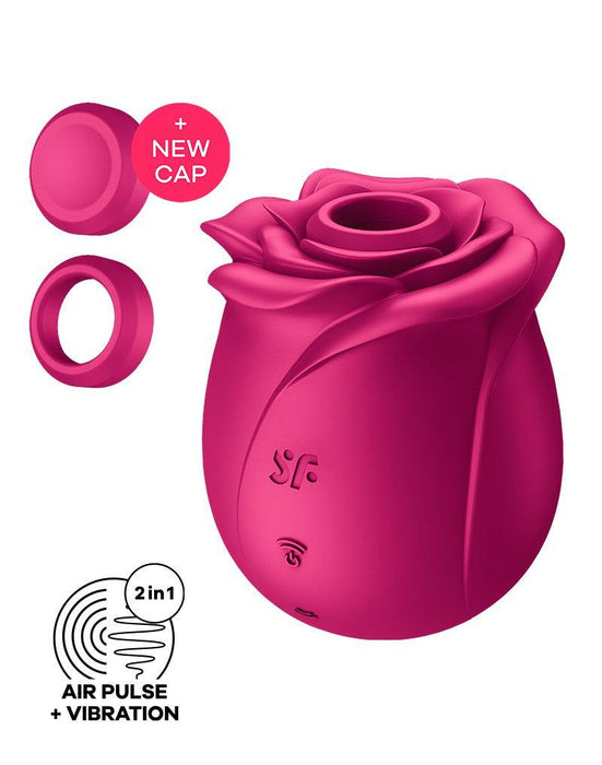 Satisfyer - Pro 2 Classic Blossom - Luchtdruk Vibrator - Roze-Laced-up.nl